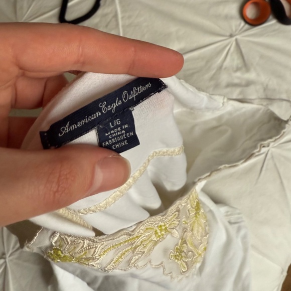 y2k American Eagle floral embroidered cami tank - Picture 4 of 4